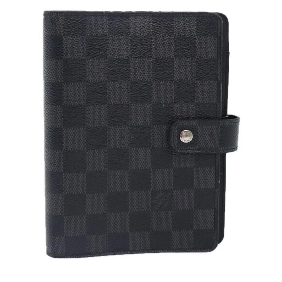 LOUIS VUITTON Damier Graphite Agenda MM Day Planner Cover - Picture 1 of 15